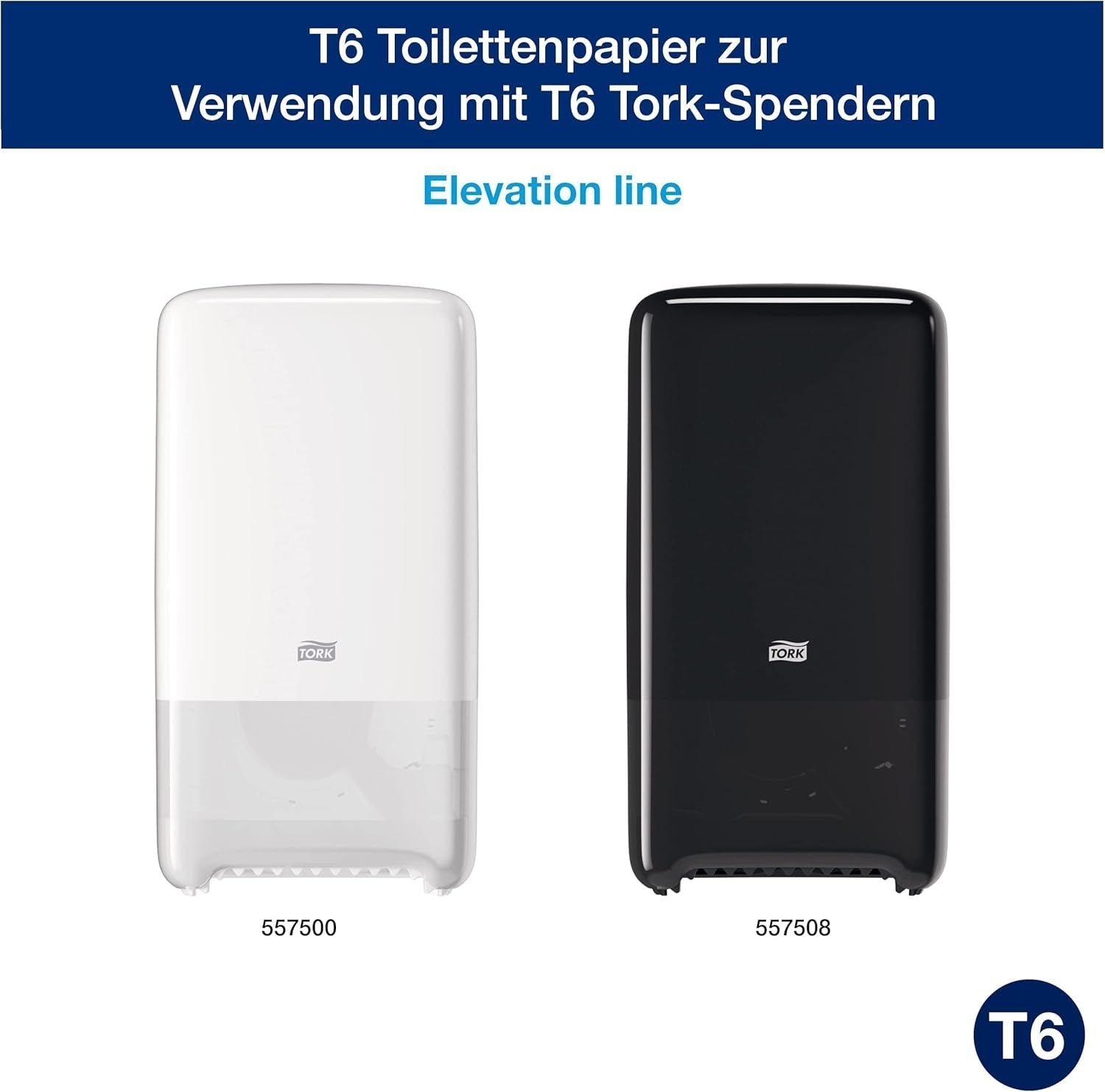 Tork 127530 avanceret kvalitet midi blødt toiletpapir til Tork T6 dobbeltrulle toiletpapir dispenser / 2-lags rivefast blødt toiletpapir 27 pakke (27 X 100 meter)