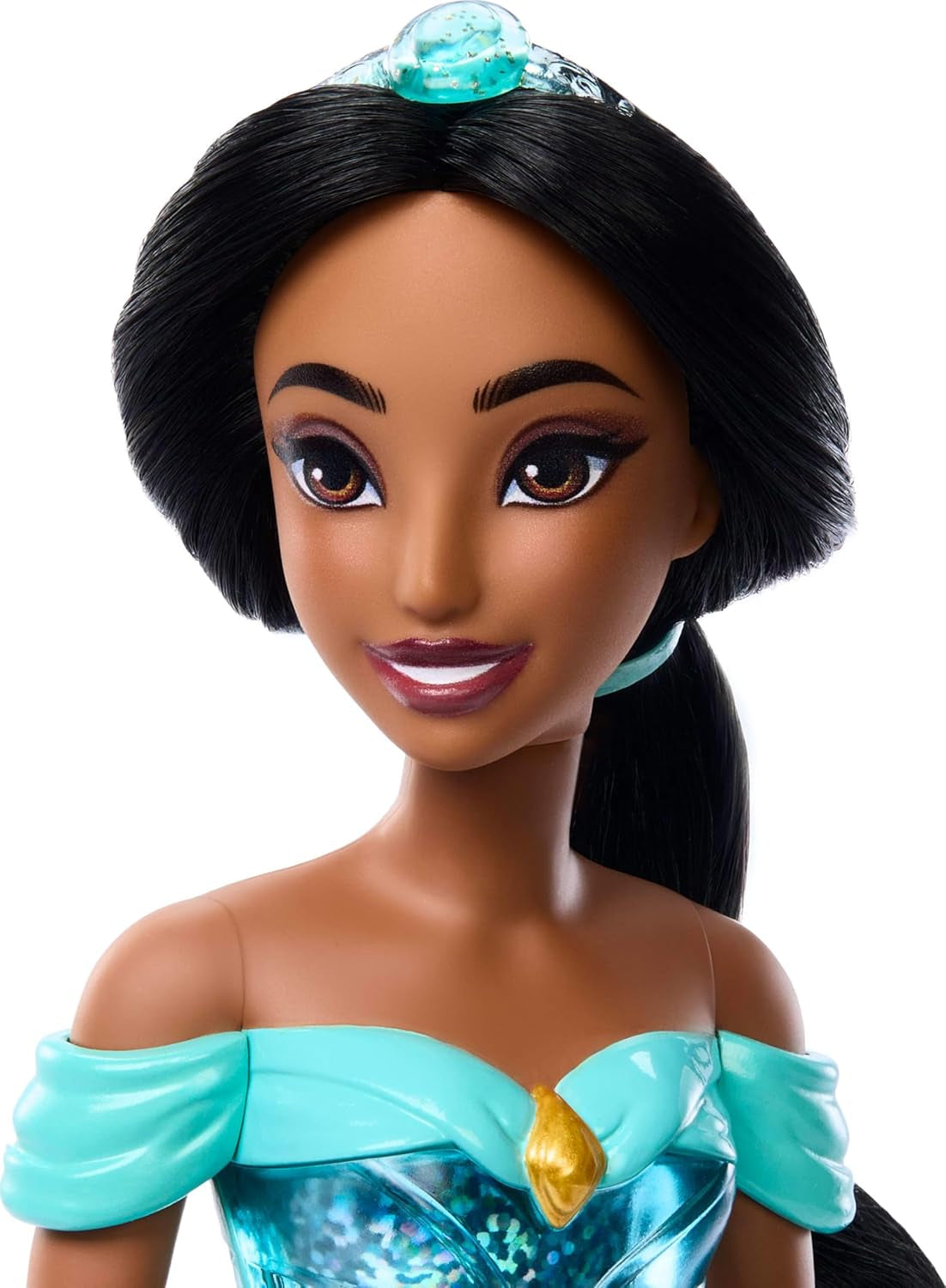 Mattel Disney Princess Legetøj Jasmin Artikuleret modedukke med funklende tøj og tilbehør Disney film inspireret gave til børn HLW12