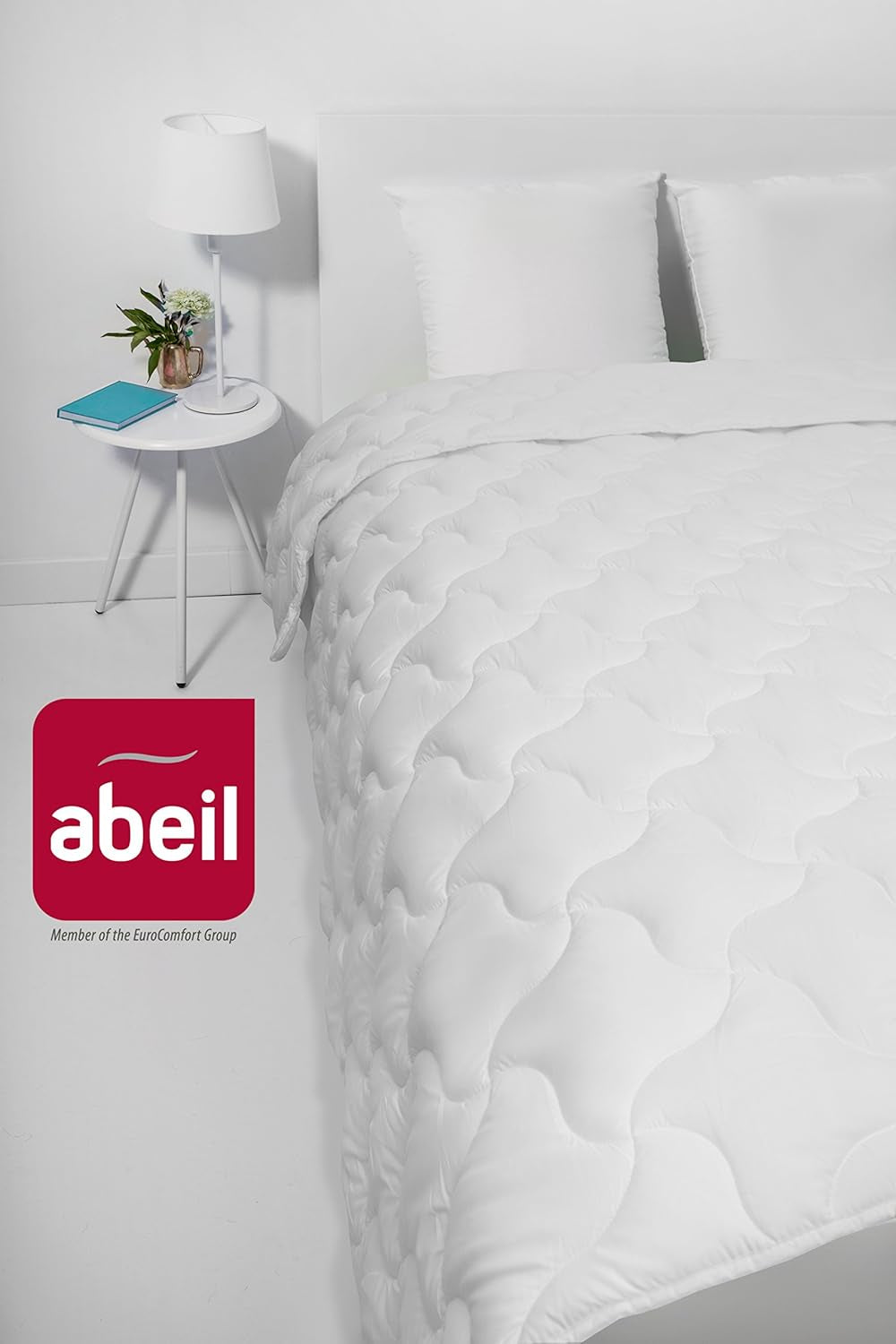 Abeil 1388 Dyne Topcool, tynd, fugtregulator, hvid, 240 X 260 Cm Dyner og dyner Naty Shop