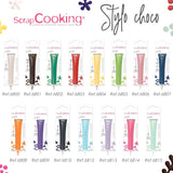 Scrapcooking - Brun chokoladepen - Chokoladeskrivesukker 25 g - Spiselig dekorativ sukkerpen - Skrivning og tegning - Mærkning af fondant, glasur, kager - 6801