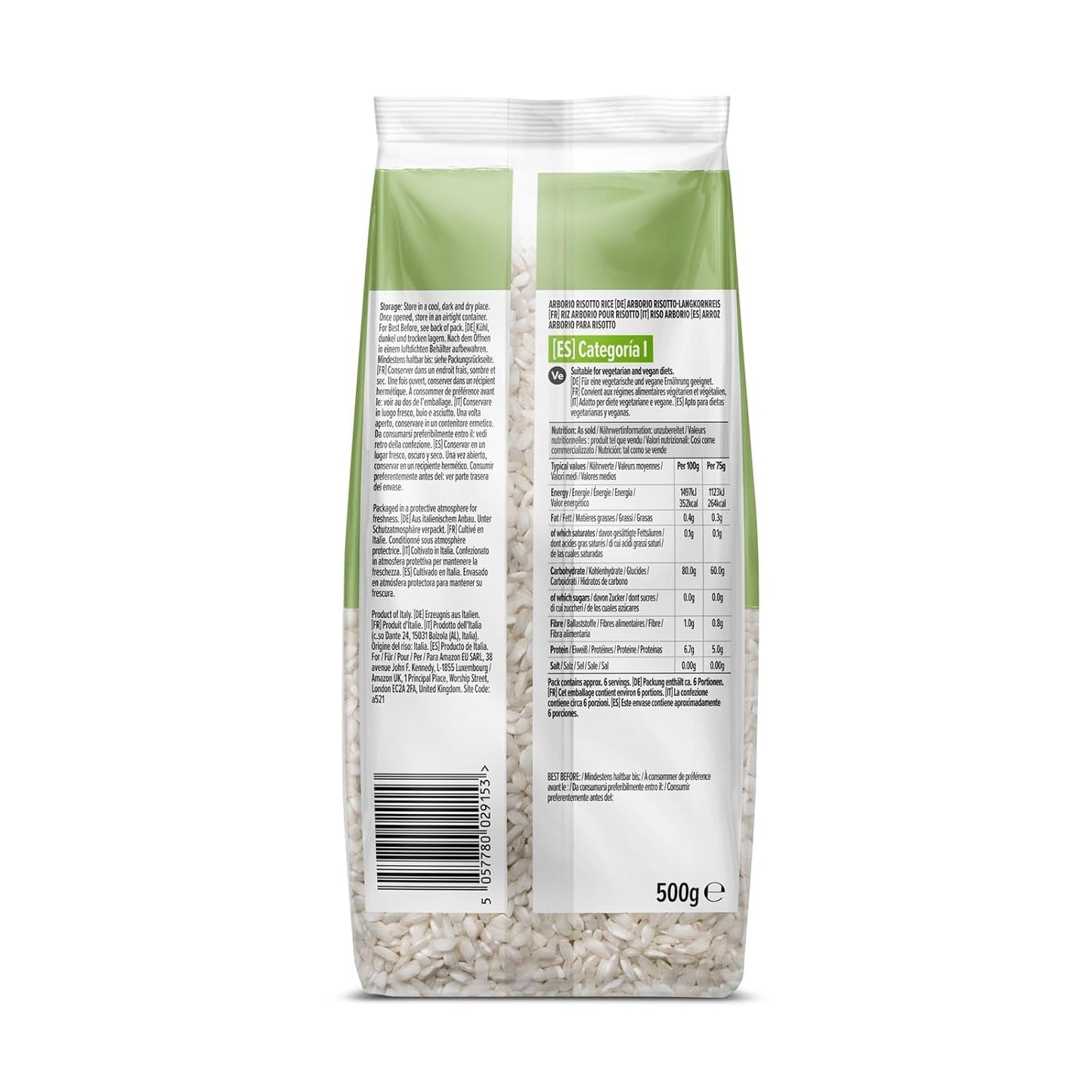 Arborio ris fra Amazon, 500g