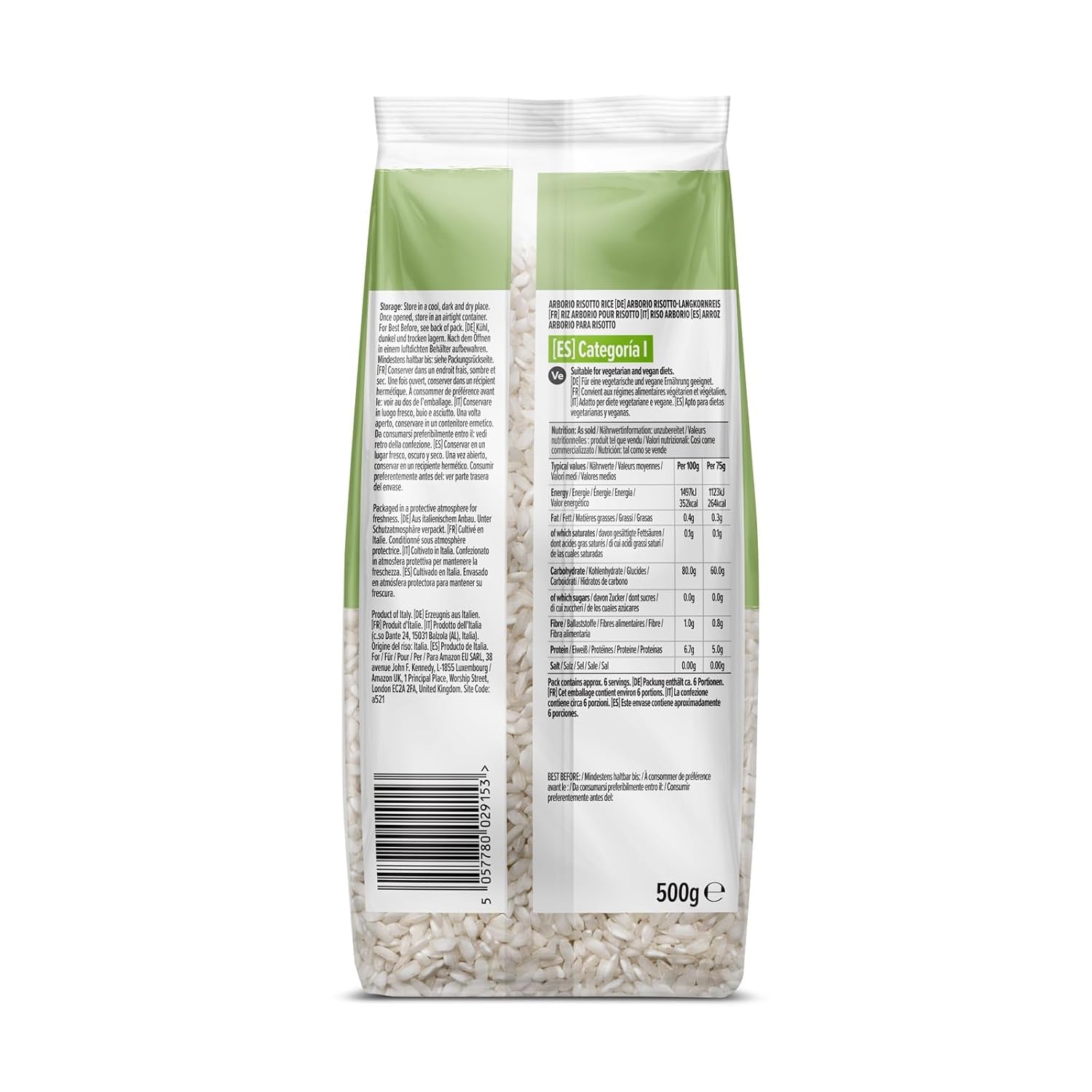Arborio ris fra Amazon, 500g