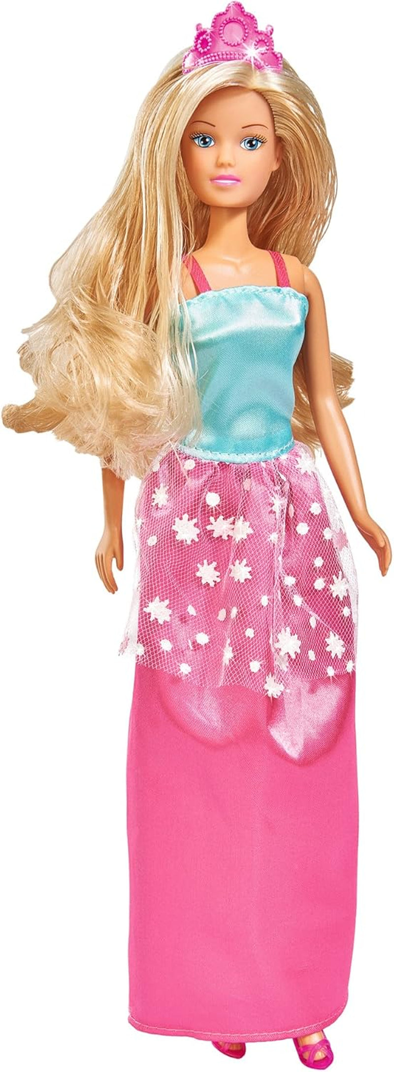 Simba 105733092 - Steffi Love Fashion Deluxe aftenkjoledukke med otte ekstra kjoler og matchende tilbehør, 23 stykker, 29 cm, 3+