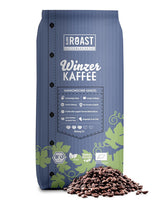 Blank Roast - BIO Winzer Kaffee 1000g - schonend mit Pfälzer Rebholz geröstet - ganze Kaffee-Bohnen aus Peru - 100% Arabica Röstung - schokoladig & nusig - säurearm