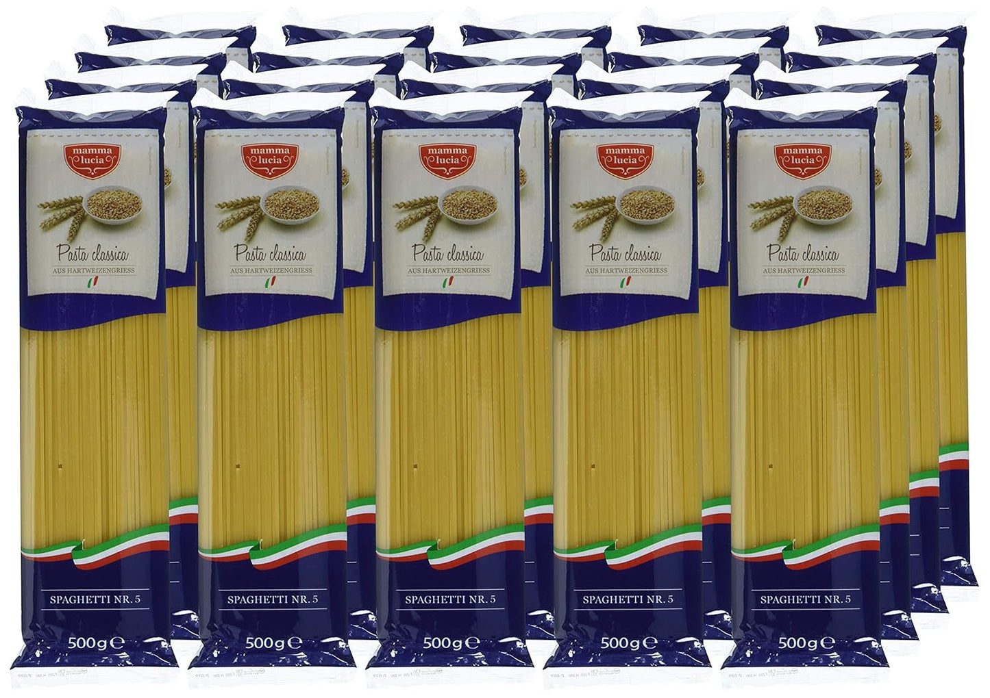 Pasta Spaghetti nr. 5, pakke med 20 stk. (20 x 500g)