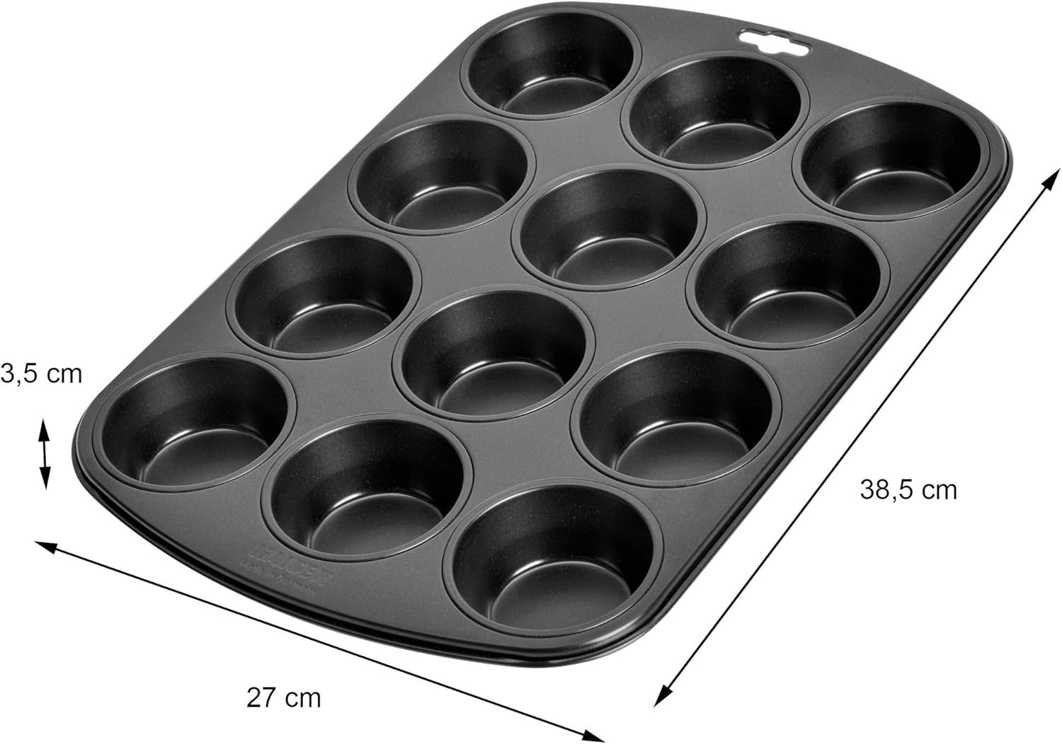 Original Kaiser Inspiration, pande til 12 muffins 38 X 27 cm Naty Shop