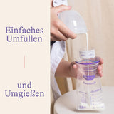 Lansinoh Muttermilchbeutel - 25 Stück - Zum Sicheren Aufbewahren Und Einfrieren Von Muttermilch - Hygiejnisk & Platzsparend Tilbehør Mad og Amning Bebe Naty Shop