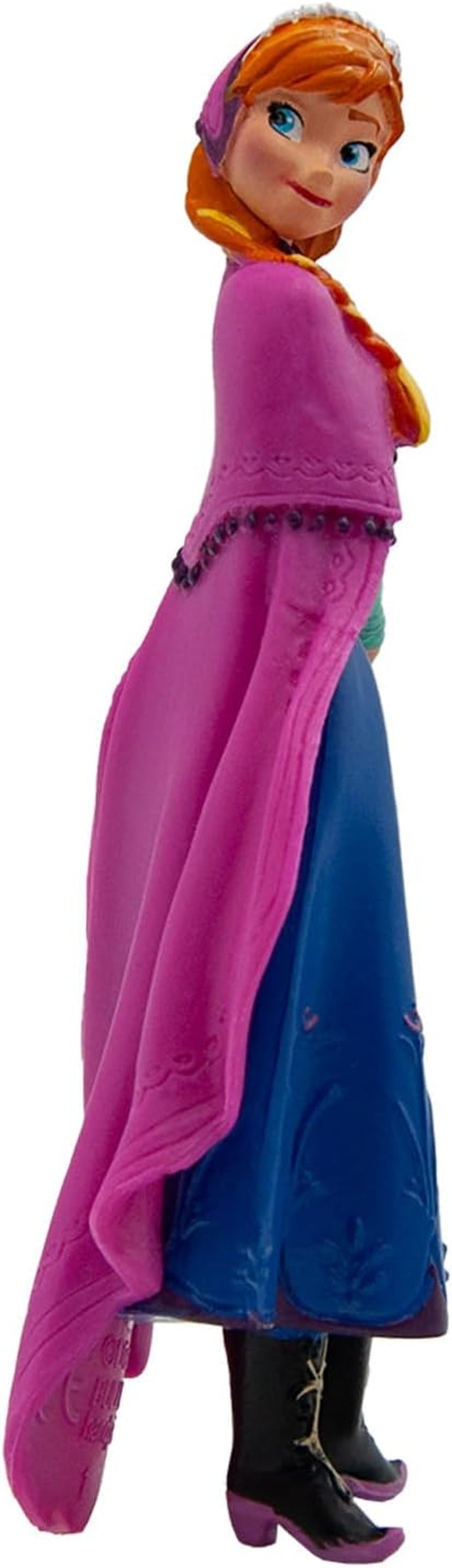 Bullyland 12960 - Prinsesse Anna figur fra filmen Frozen af ​​Walt Disney, ca. 9,5 cm, meget detaljeret, ideel som en lille gave til børn fra 3 år og opefter