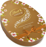 Påskemix Lindt Chokolade LINDOR | Æske 144g | LINDOR æg, der smelter i munden i tre varianter: Mælkechokolade, Mørk chokolade, Hasselnød | Påskechokolade | Gave af chokolade | 1 pakke