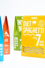 Fettuccine Konjac Nudler Bio Shirataki Diet-Food - 300 g, lav-kulhydrat, sukkerfri, keto, vegansk, kaloriefattig, glutenfri og ægfri, lavet af konjac mel