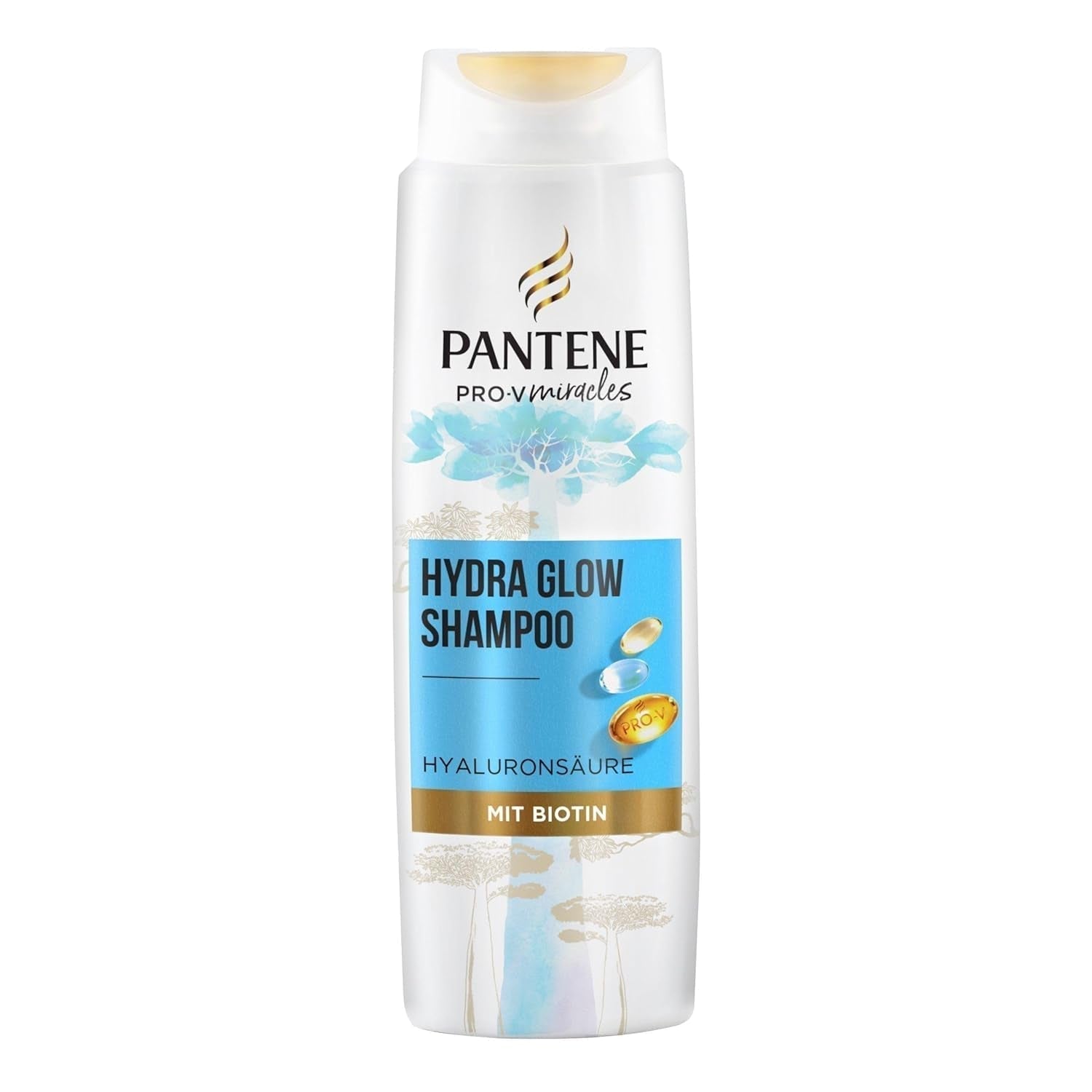 Pantene Pro-V Hydra Glow Hydrating Shampoo med Biotin til tørt, beskadiget hår Pantene brusebad og bad 250ml