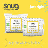 Just Right Snug Dyne, 10,5 tom, hulfiber, hvid, dobbeltseng Dyner og dyner Naty Shop