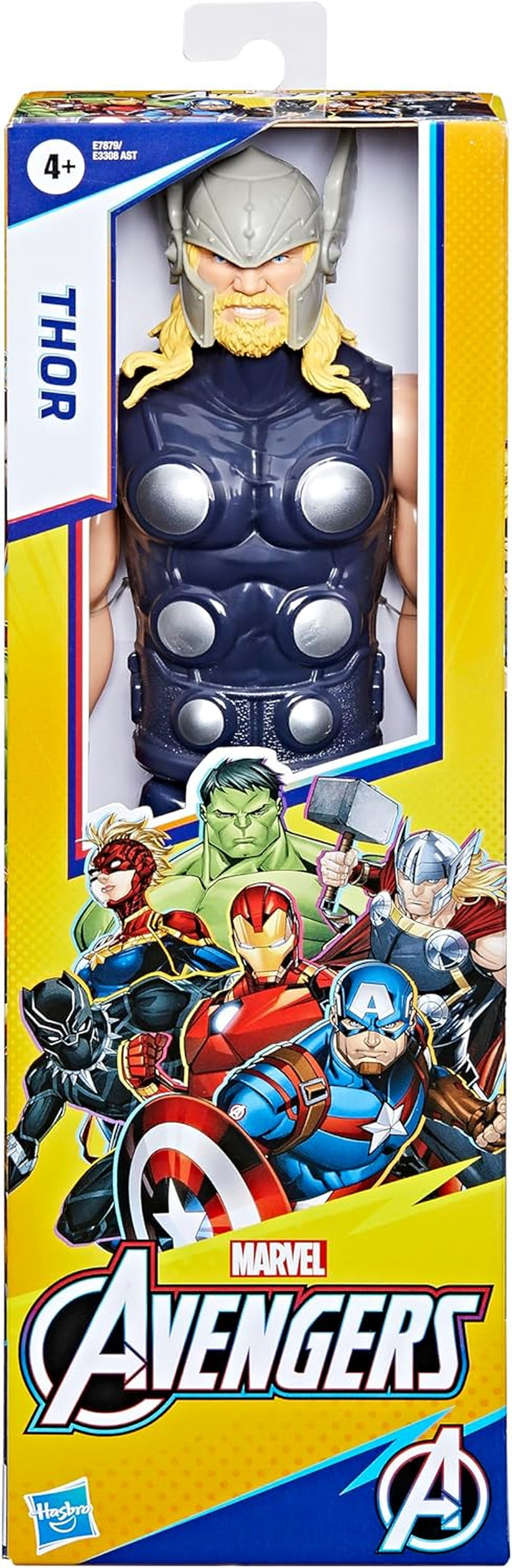 Marvel Avengers Titan Hero Series Blast Gear Thor Action Figur 30 cm Stort legetøj til børn fra 4 år og opefter Action Figurer Naty Shop