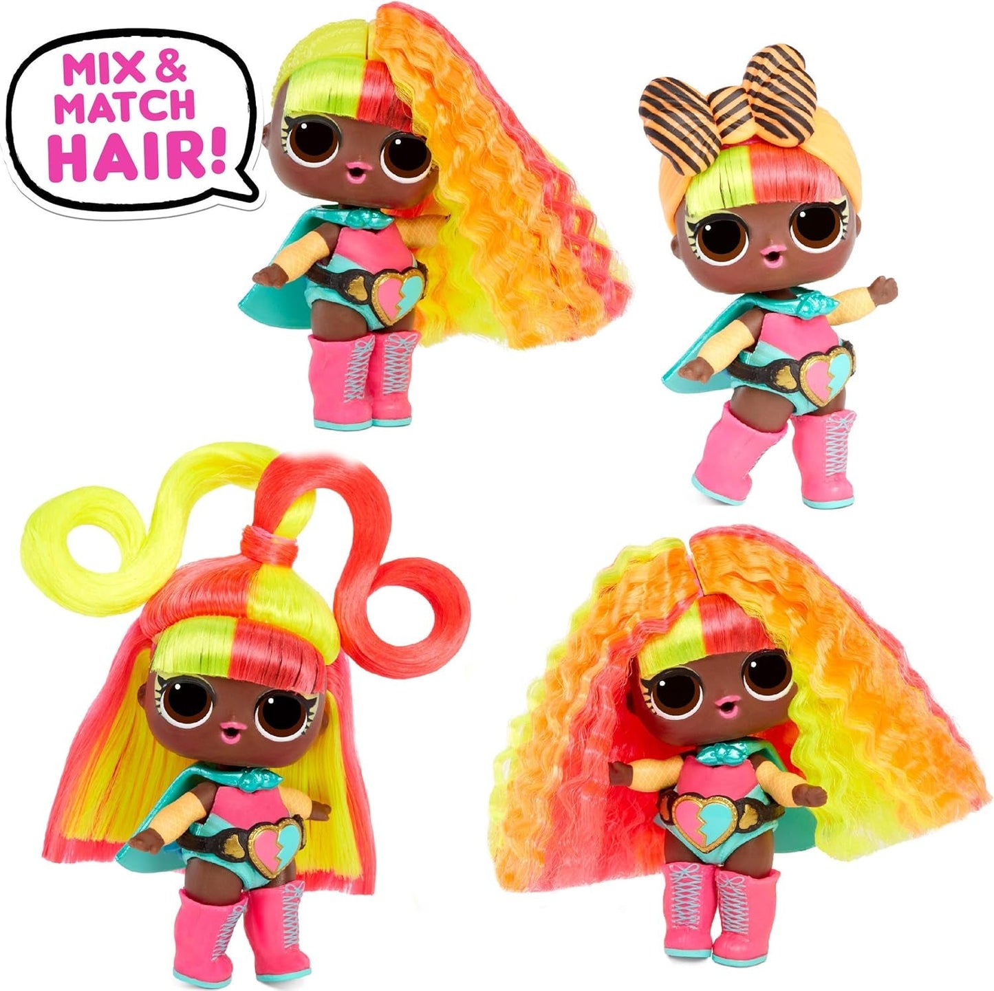 LOL Surprise Collectible Dolls til piger - Med 15 forskellige overraskelser og frisurer - #Hairvibes Dolls
