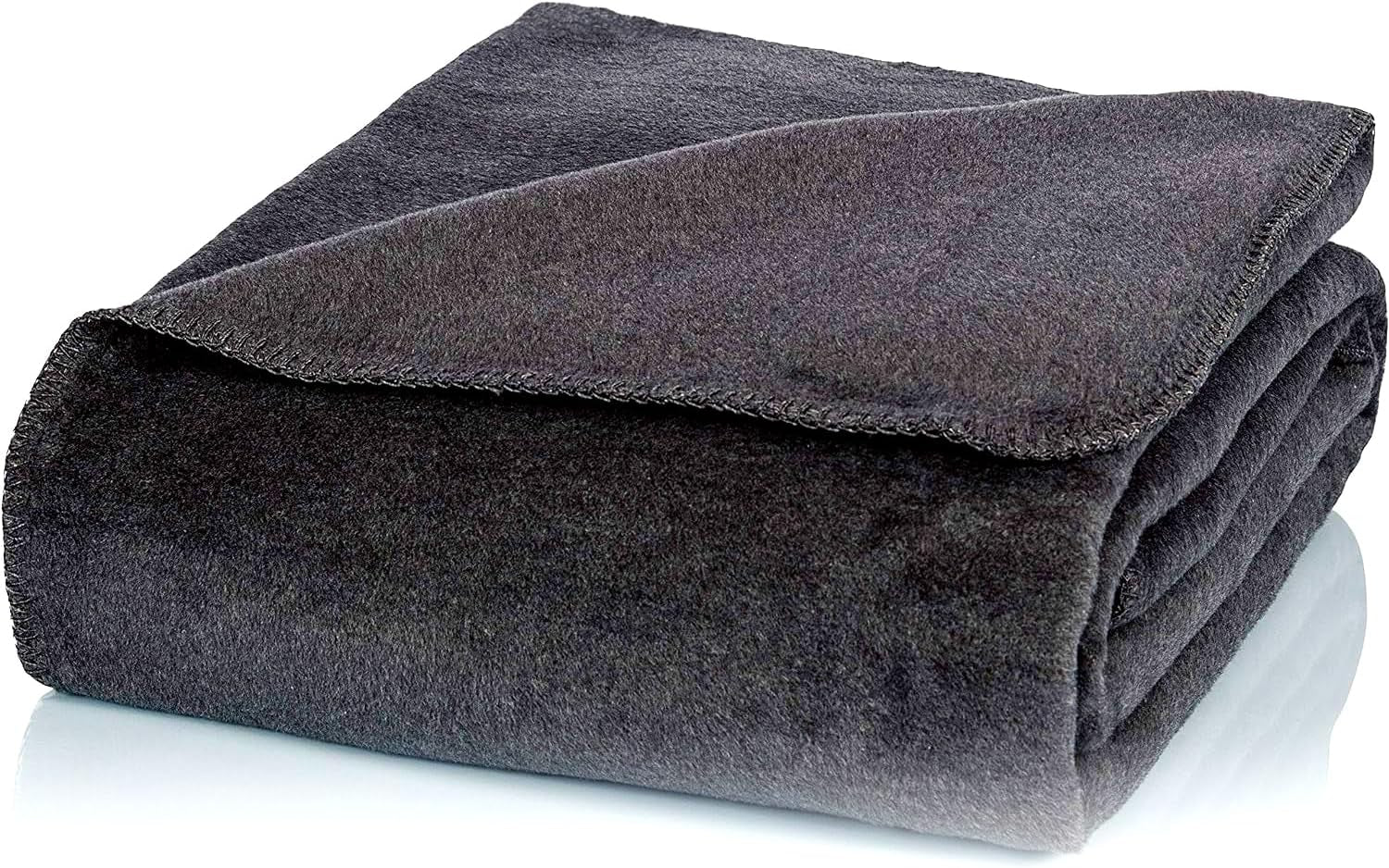 Glat hyggetæppe simpelt bordeaux rødt tæppe 130X170 cm sofa, blødt og varmt uldtæppe ekstra fluffy som et sofatæppe sofatæppe, krammetæppe hyggetæppe, plys sofa-pudetæppe, U1B senge og tæpper Glat Uni antracit