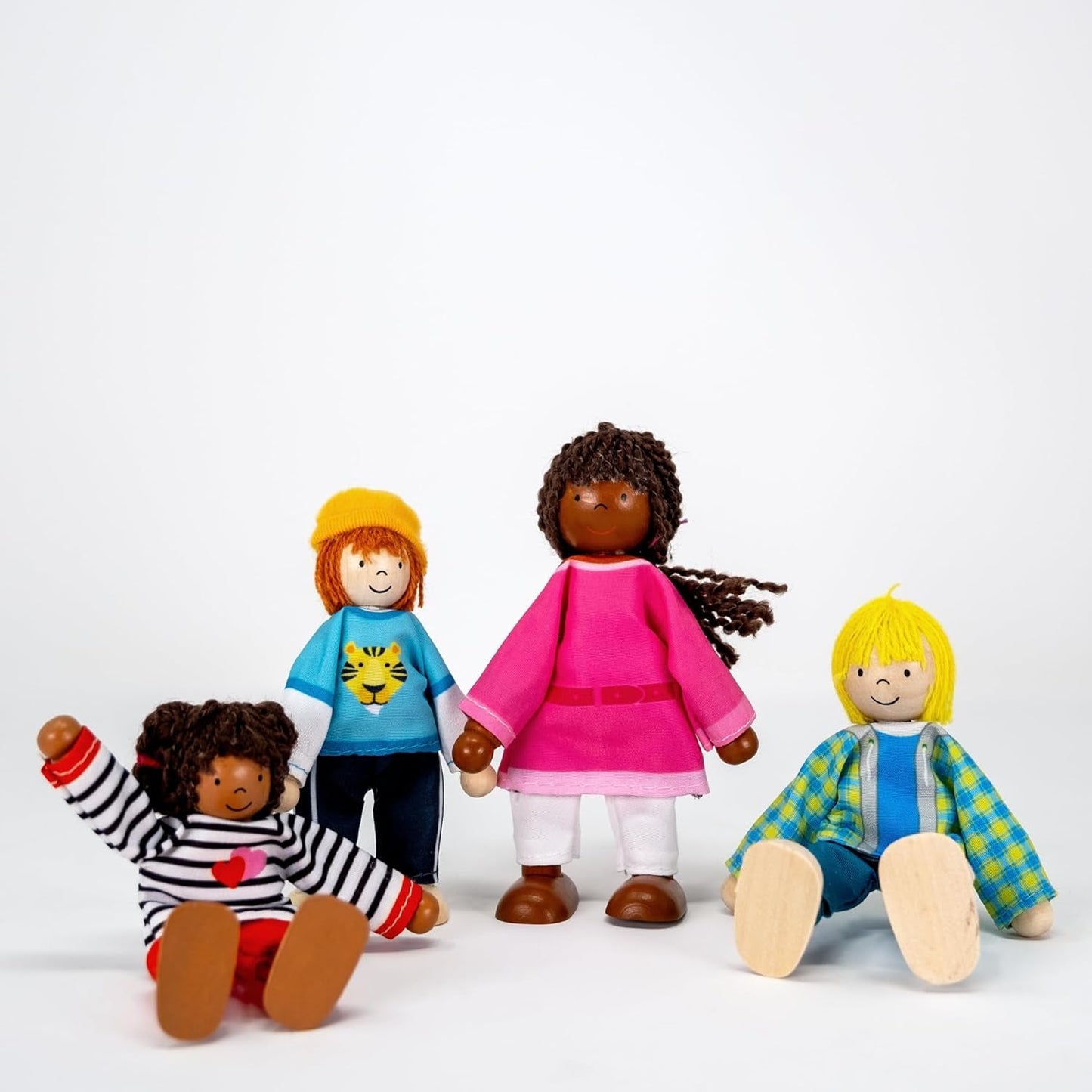 51463 - Fleksible Dukker Interkulturel Familie