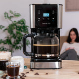 Espresso med filter Cecotec Coffee 66 Drop and Touch, effekt 950 W, 1,5 L, 12 kopper, touchskærm, glaskaraffel, 24-timers timer, 6 kontakter, genanvendeligt mesh-filter