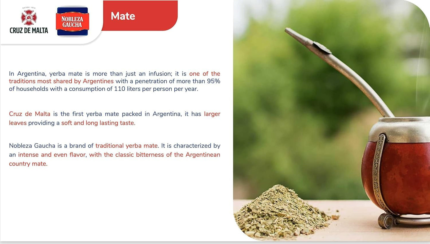 Argentinsk mate-te med stykker stilke, 1 kg.