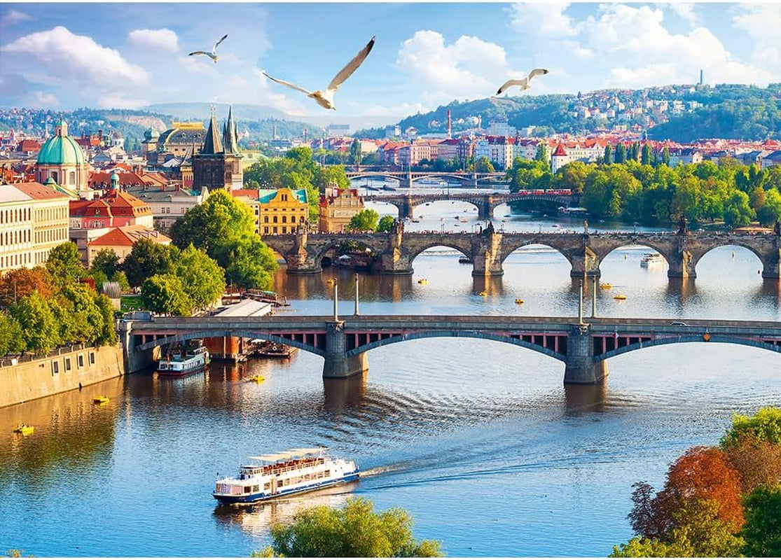 Trefl, Puslespil, Prag, Tjekkiet, 500 brikker, Premium kvalitet, For voksne og børn over 10 år Puzzle Naty Shop