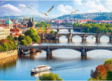 Trefl, Puslespil, Prag, Tjekkiet, 500 brikker, Premium kvalitet, For voksne og børn over 10 år Puzzle Naty Shop
