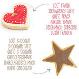 Scrapcooking - 4 stykke tuscher: guld, chokolade, hvid og rød - dekorative spiselige kuglepenne til skrivning og tegning på desserter, kager og kiks