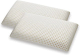Marcapiuma Grøn Naturlig Urte Memory Foam Pude 2 stk Naty Shop Standard Puder Hvid 2X Sæbeform Par