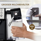 Espresso Breville Prima Latte II | Latte og cappuccino maskine | Professionel pumpe med 15 bar og mælkeskummer | Sølv [VCF108X]