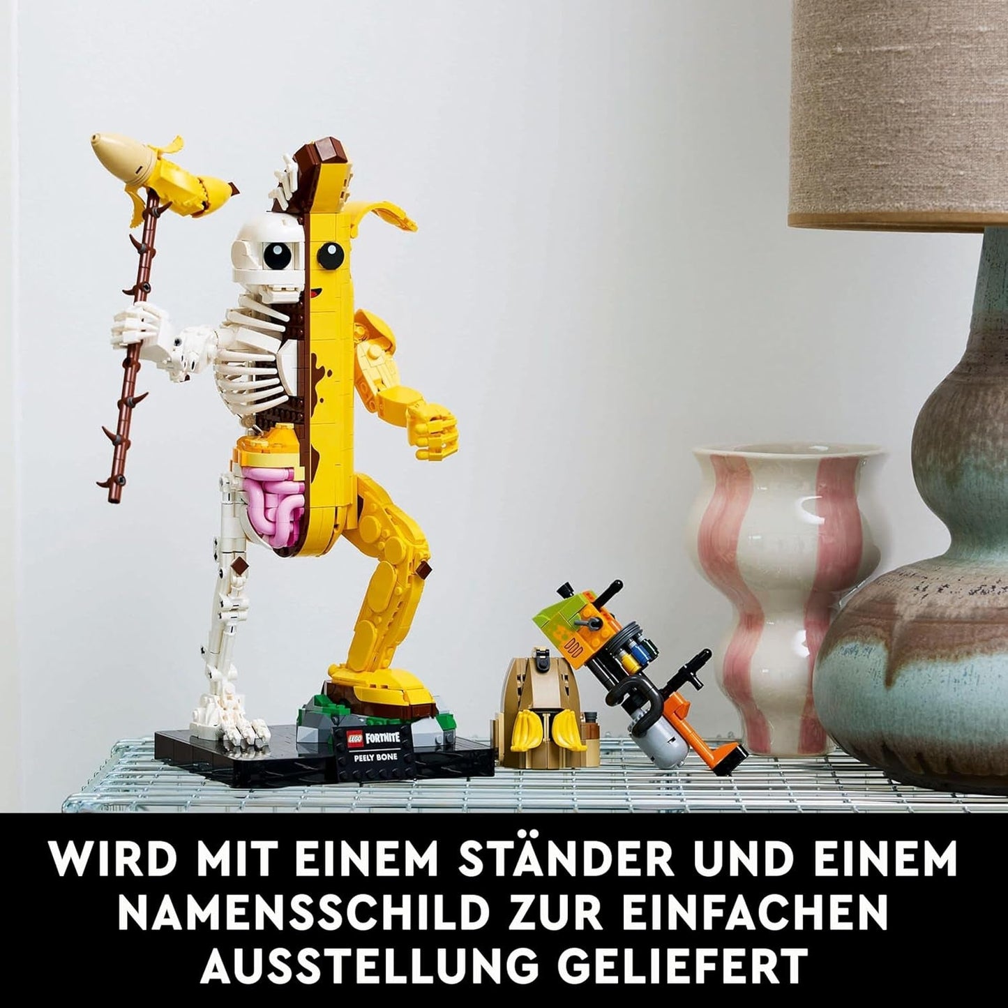 LEGO Fortnite bone shali - Inklusiv aruncător de vopsea și târnăcop pentru bătut boluri - Obiect de colecție pentru fanii jocurilor video - Set de konstruktion pentru adulți ca decor pentru bătut boluri - Se 7 eller konstruktion 2072 LEGO-Store
