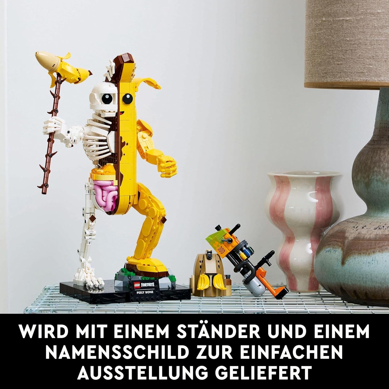 LEGO Fortnite bone shali - Inklusiv aruncător de vopsea și târnăcop pentru bătut boluri - Obiect de colecție pentru fanii jocurilor video - Set de konstruktion pentru adulți ca decor pentru bătut boluri - Se 7 eller konstruktion 2072 LEGO-Store