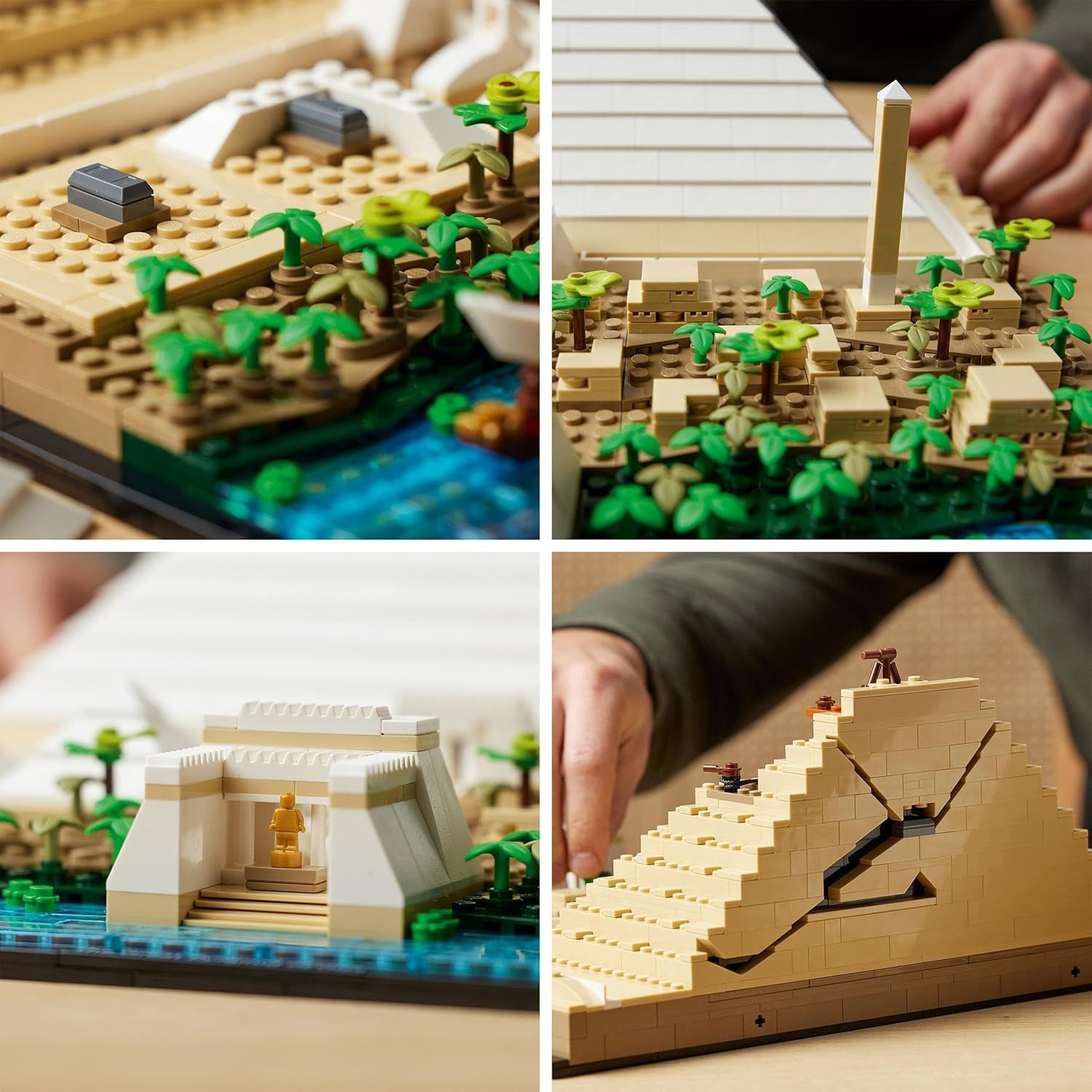 LEGO 21058 Arkitektur The Pyramid of Cheops Byggesæt til håndværk som kreativ hobby, gaveidé til voksne, mænd, kvinder, mor, far, kreativ aktivitet, berømte landemærker Samling Byggesæt Besuche den LEGO-Store