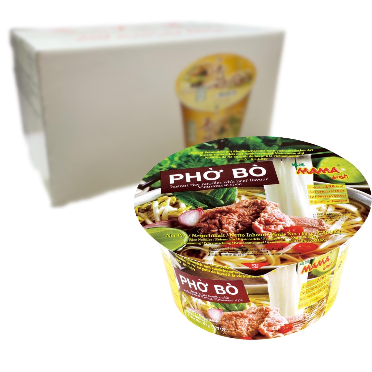 MAMA - Pho Ga Instant Risnudelskål - (1 x 65 g)