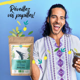 ORIGEENS BIO YERBA MATE MED MYNTE OG CITRONE 200 G - Friskhed I Uristet Bio Yerba Mate, blade, uden stængler og støv