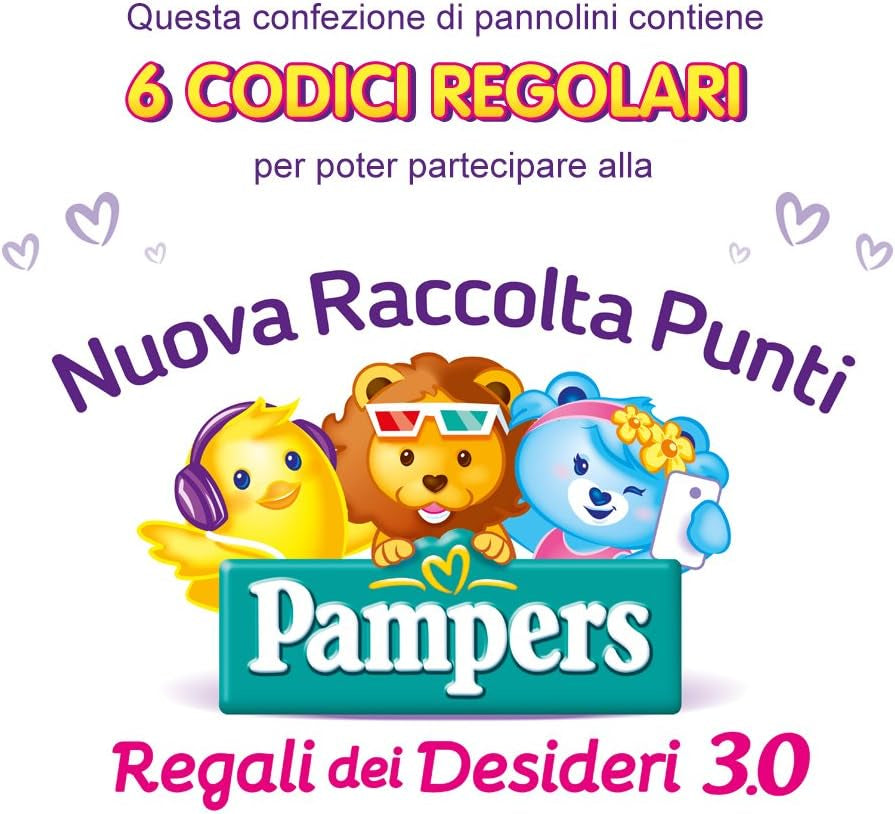 Pampers Sun and Moon Midi bleer, str. 3 (4-9 kg), 120 bleer
