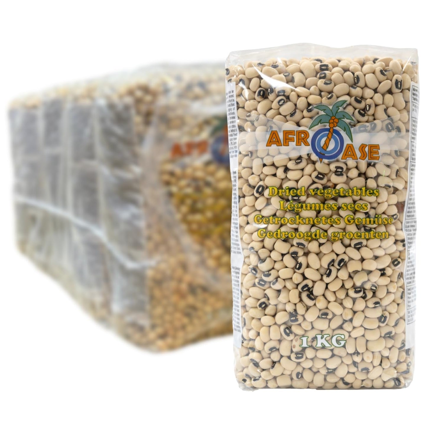 AFROASE - Sortøjede ærter - 1 x 1 kg