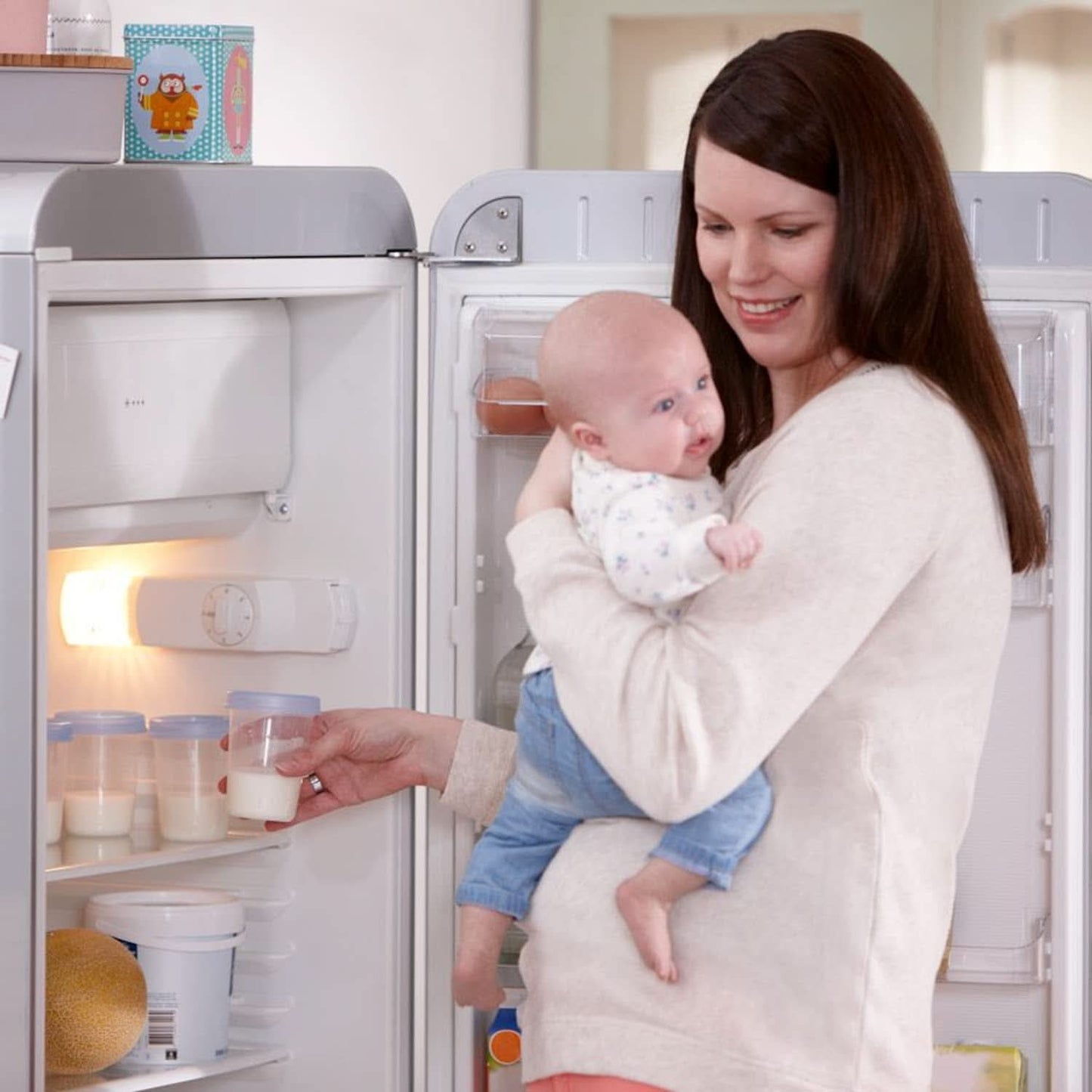 Philips AVENT SCF619/05 Opbevaring Becher Für Muttermilch, Becher Inklusive Deckel Tilbehør Mad og amning Bebe Naty Shop