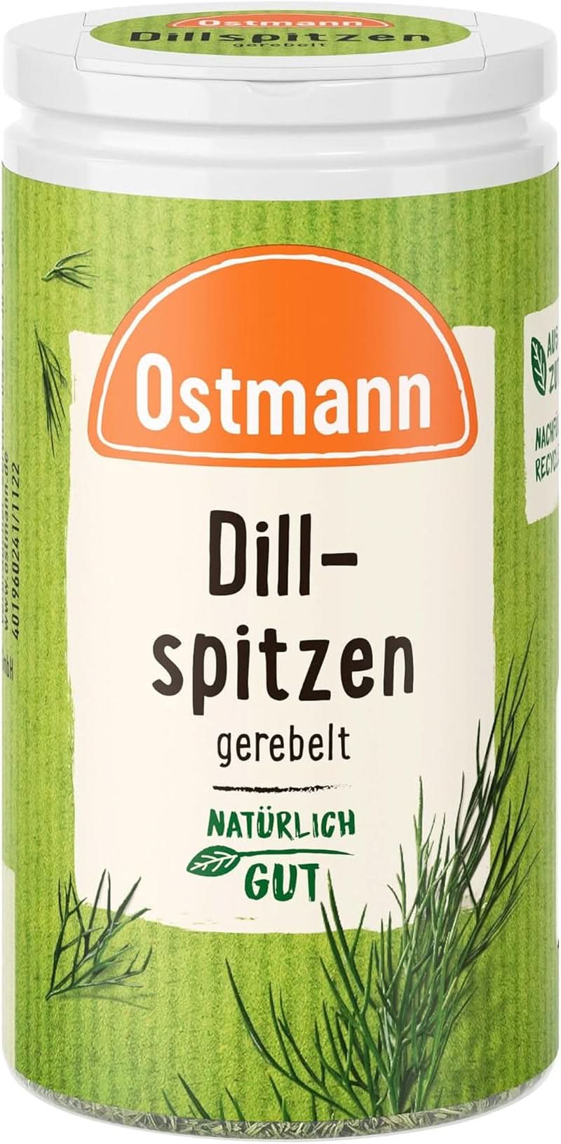 Ostmann - dild, hakket, 12,5 gram Krydderier Naty Shop 12,5 gram