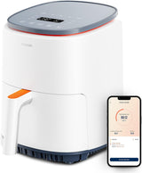 COSORI Hot Air Fryer Airfryer, 12-I-1 Air Fryer XXL 6,2L, Hot Air Fryer med udsigtsvindue og omrøringspåmindelse, 80 opskrifter Hvidevarer Naty Shop Pearl White 3,8L Kompakt
