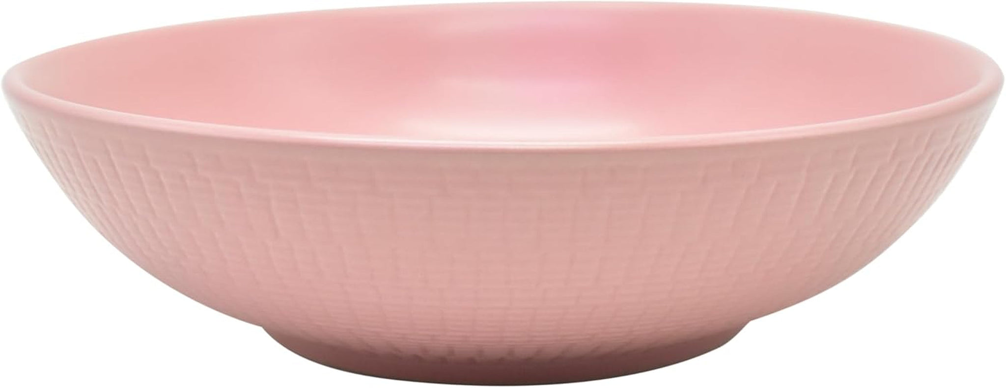 ECHTWERK Vintage servisesæt 12 dele naturligt design "Blanka" 4 personers elegant tekstureret stentøjsstel med 4 middagstallerkener 4 sidetallerkener 4 middagstallerkener Pink
