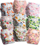 Littles og Bloomz genanvendelig ble FLV2-0602, standard krog og løkke lukning, 6 bleer