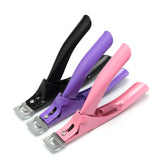 MWOOT 3 stykker falske negletang Akryl negletang, rustfrit stål neglespidser Cutter Trimmer Manicure Tool til akryl kunstige gel negle