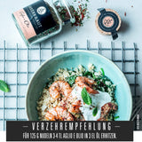 Ankerkraut Aglio e Olio, italiensk Gewürzmischung til pasta og klassiske spaghetti-nudler, 120 g i en aromatisk pose