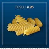Barilla Pasta Classic Fusilli nr. 98 fra højkvalitets durumhvede, altid al dente, Chili, Spaghetti, Fusilli, Penne, Italiensk, 500g