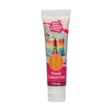 Funcakes Gel Food Coloring Orange: Højkoncentreret madfarve til dej, creme, fondant og marcipan. Nem dosering. Enkelt dråbe for at skabe levende farver. Halal. 30 g.