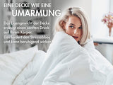 Traumnacht afslapningstæppe 135 X 200 Cm, 4 kg vægtet tæppe til beroligende og afspænding, anbefales til voksne, Oeko-Tex certificeret, produceret i henhold til tyske kvalitetsstandarder Dyner og dyner Naty Shop