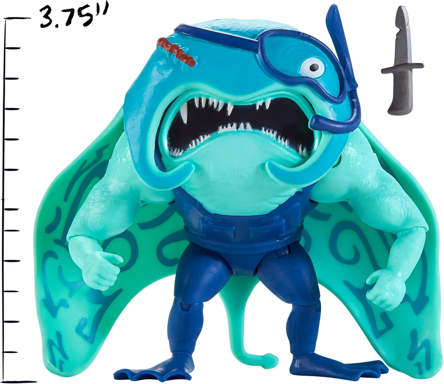 TEENAGE MUTANT NINJA Turtles - Base Figur Ray Filet Action figurer Naty Shop