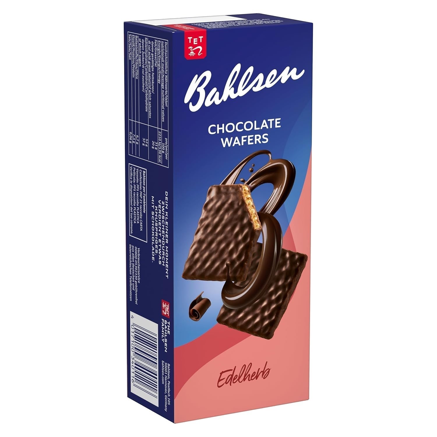 BAHLSEN Edelherb chokolade wafers - Edelherb chokolade wafer (1 x 97 g)