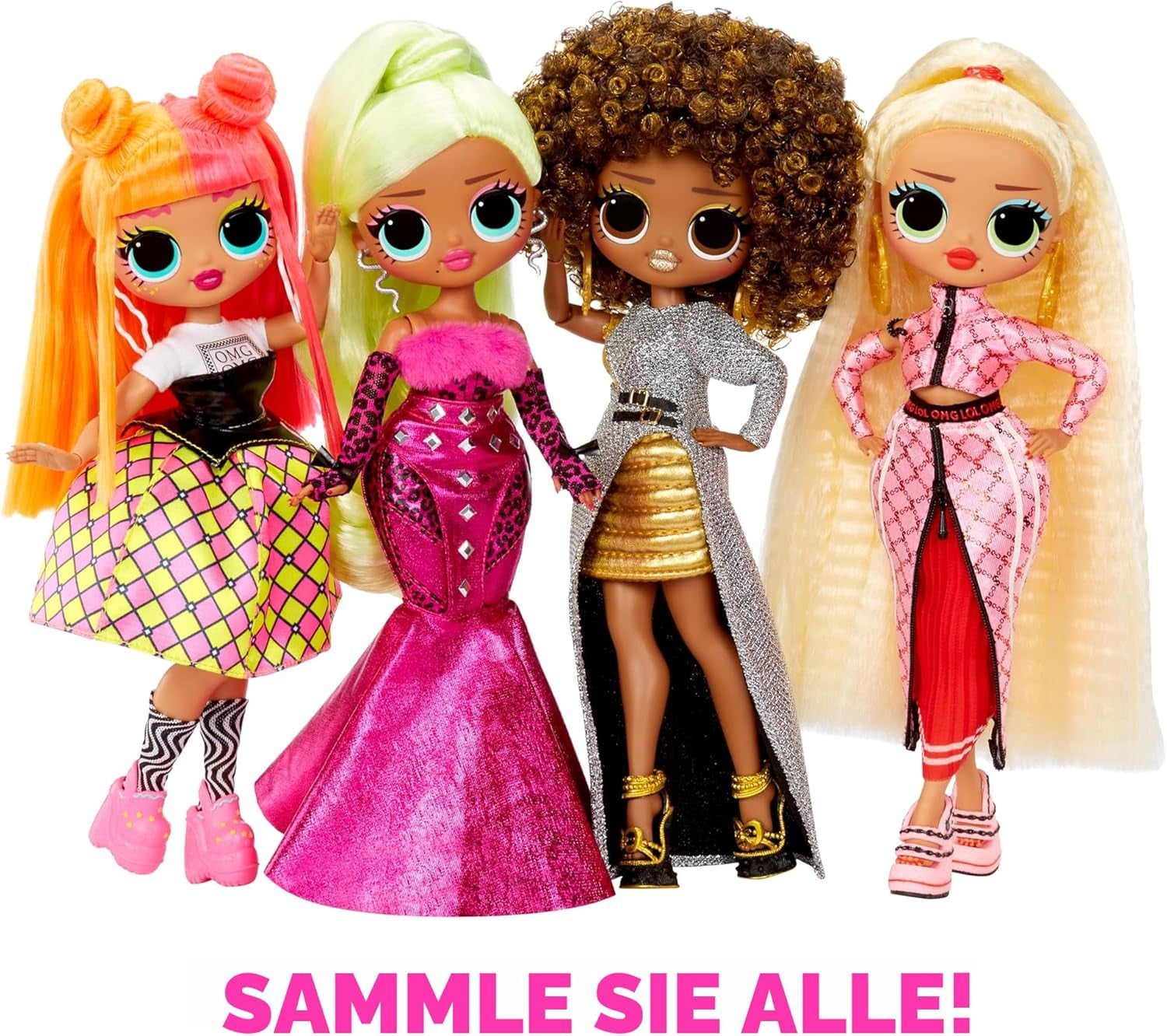 LOL overraskelse! OMG Fashion Doll - Gaveemne - Med masser af overraskelser, inklusive foranderlig mode og fantastisk tilbehør - Fantastisk til børn fra 4 år og opefter, Pink