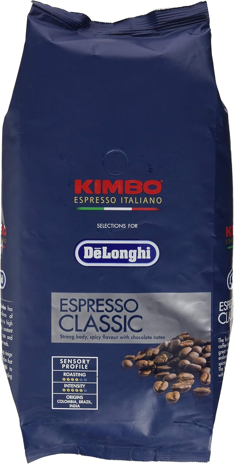 De'Longhi Caffe Classic (Grani) Kimbo ristede kaffebønner / 1 kg