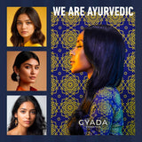 GYADA COSMETICS, hyalurvedisk styrkende ayurvedisk kompres, professionel behandling til fint og svagt hår, anti-frizz med methi, Maca, neutral henna, 200 ml Naty Shop hårmaske