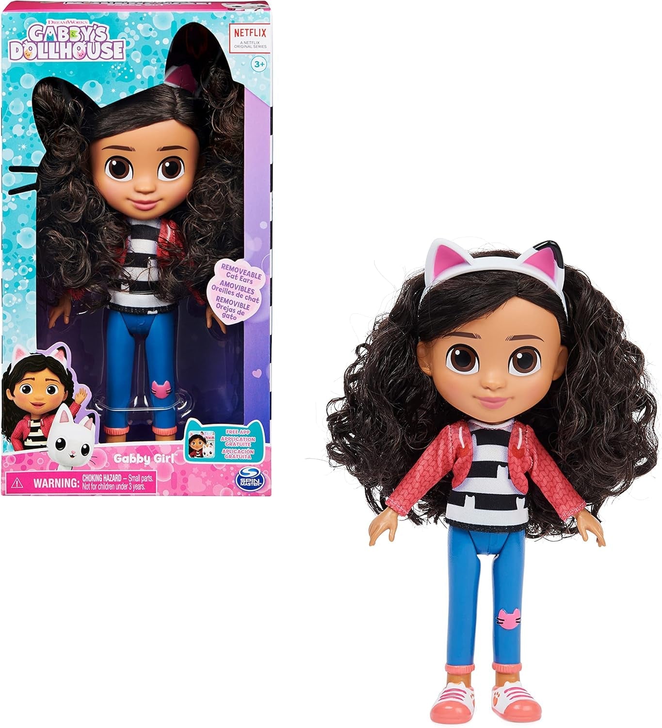 GABBY'S DREAMWORKS DUKKEHUS - 20 cm Gabby pigedukke, egnet til alderen 3 og opefter